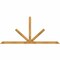 Ekena Millwork Saratoga Rough Sawn Timber Gable Bracket, Western Red Cedar, 108"W x 49"H x 4"D x 4"F, 11/12 Pitch GBW108X49X0404SAR00RWR - alternate 1